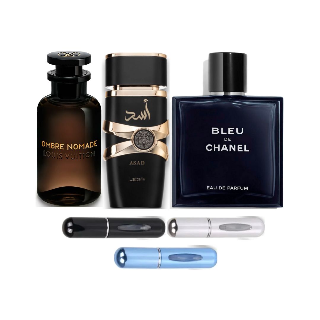 OMBRE NOMADA+ASAD+BLEU+3PERFUMEROS